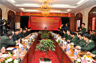 ຫວຽດນາມ-ຈີນສືບຕໍ່ເພີ່ມທະວີການພົບປະແລກປ່ຽນຂັ້ນສູງລະຫວ່າງກອງທັບ2ປະເທດ